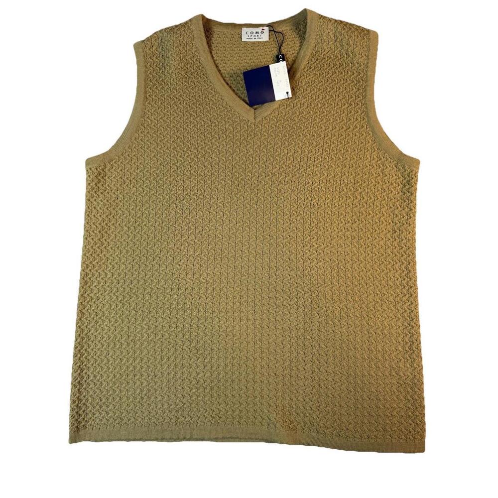 New Como Sport Beige Mens Best Style 4W565 NEW With Tags Medium